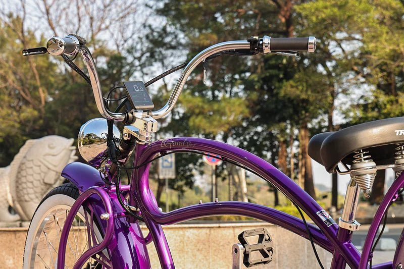 Tracer Beyond Pro 800W 26" Classic Stretch Chopper EBike