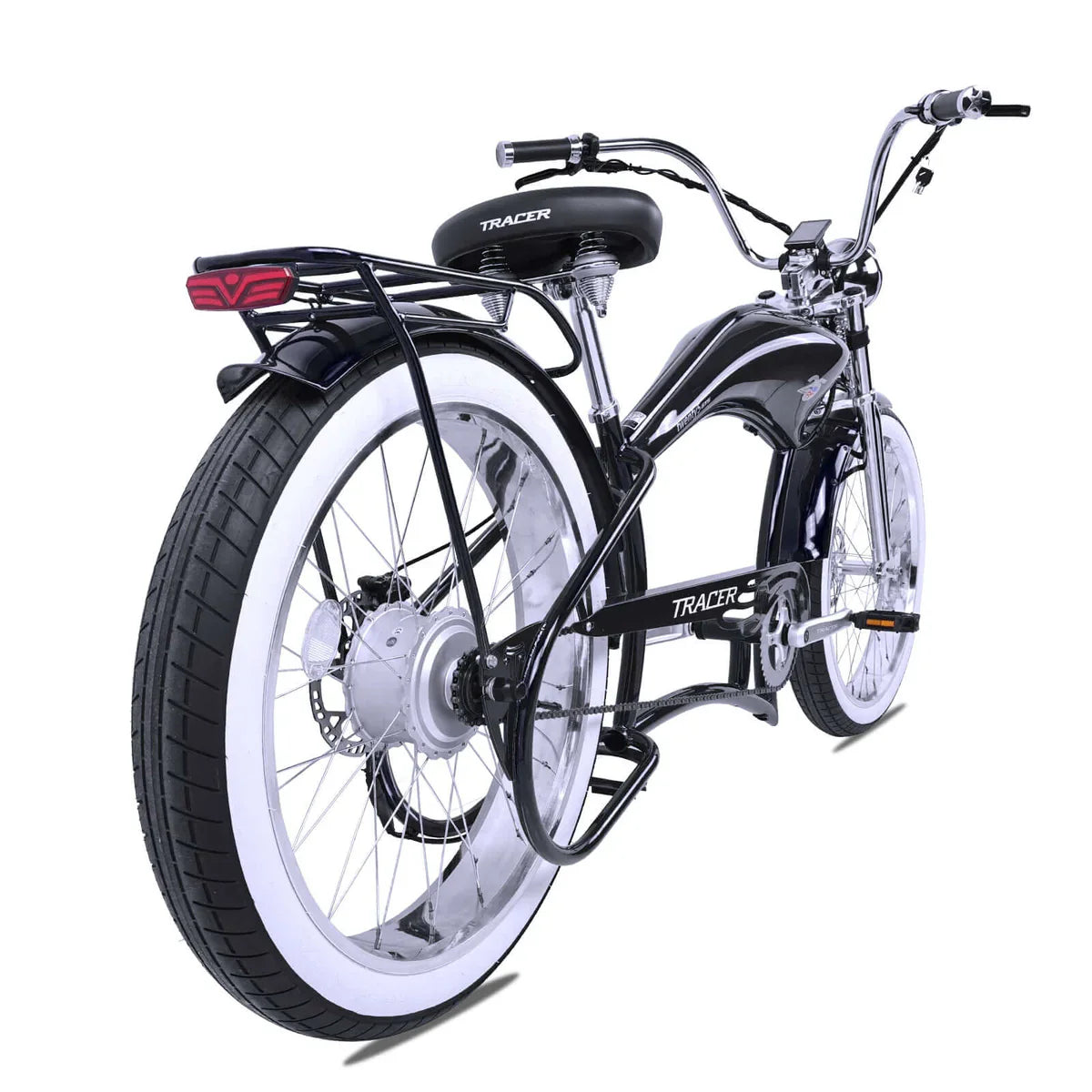 Tracer Twenty5 800W Chopper Stretch Cruiser Ebike