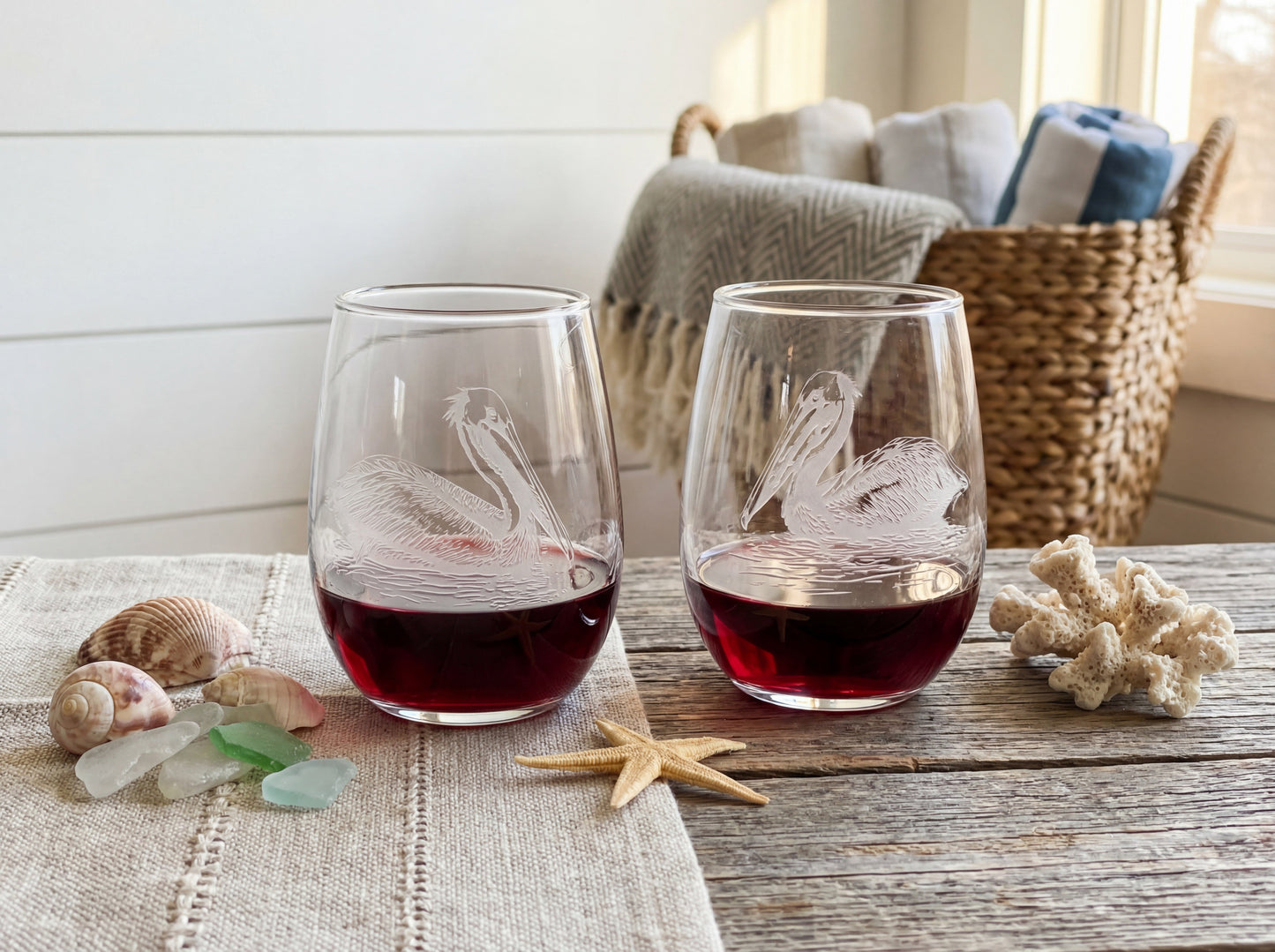 Pelican Wine Glasses Set of 2