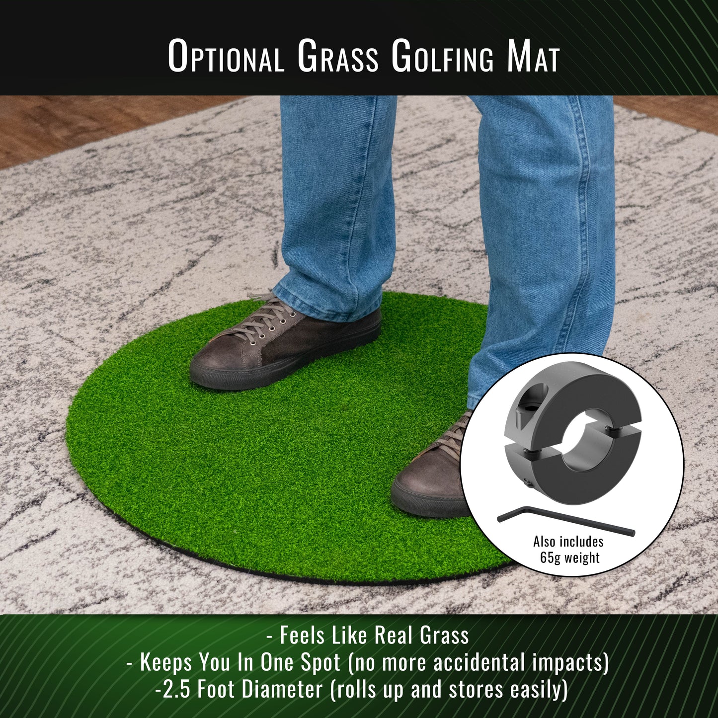 DriVR - VR Golf Club Handle Accessory - Rift S, Meta Quest / Quest 2