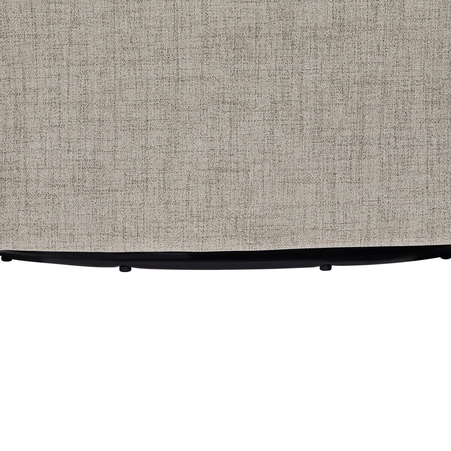 Solitude - Skirted Swivel Accent Chair With Hemp Like