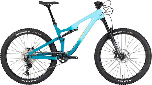 Salsa Rustler Carbon SLX Bike - 27.5" Carbon Teal Fade Large