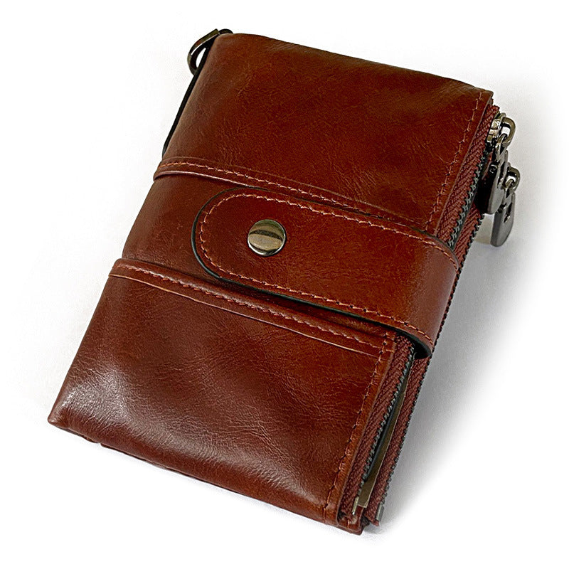 Anti-theft brush wallet