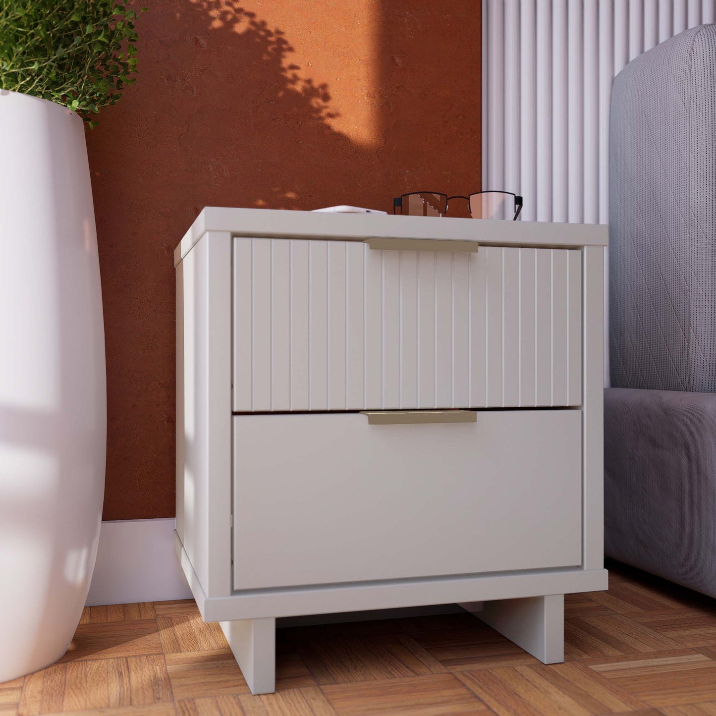 Granville - Nightstand With 2 Drawers