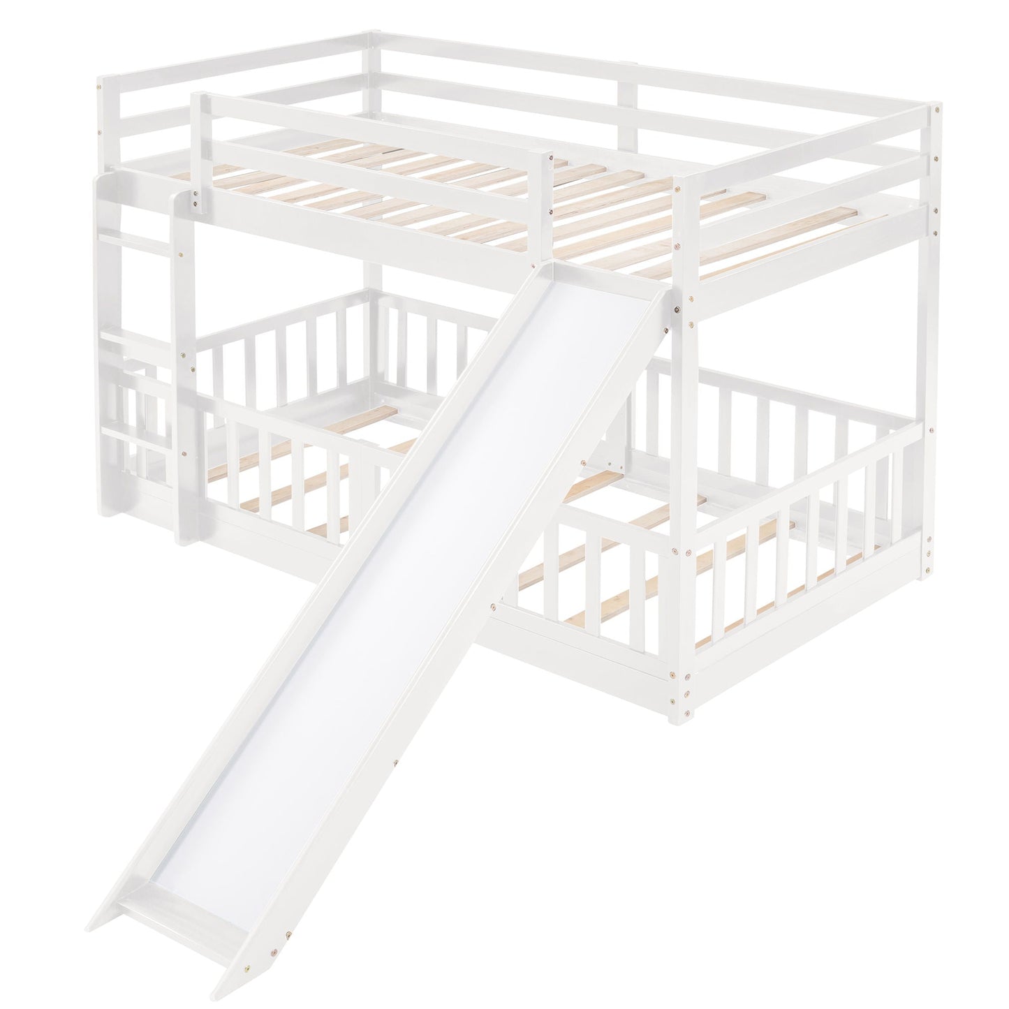 Functional Bunk Bed & Convertible Ladder And Slide