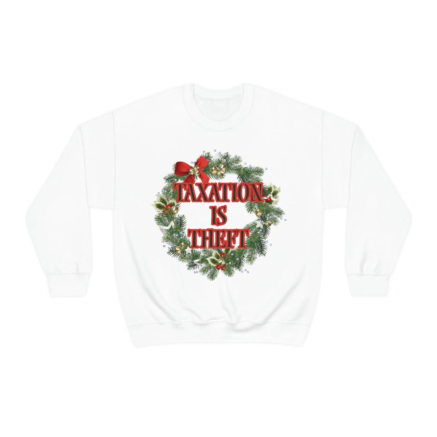 Taxation is Theft Unisex Crewneck Sweatshirt - 4LibertyShop.com