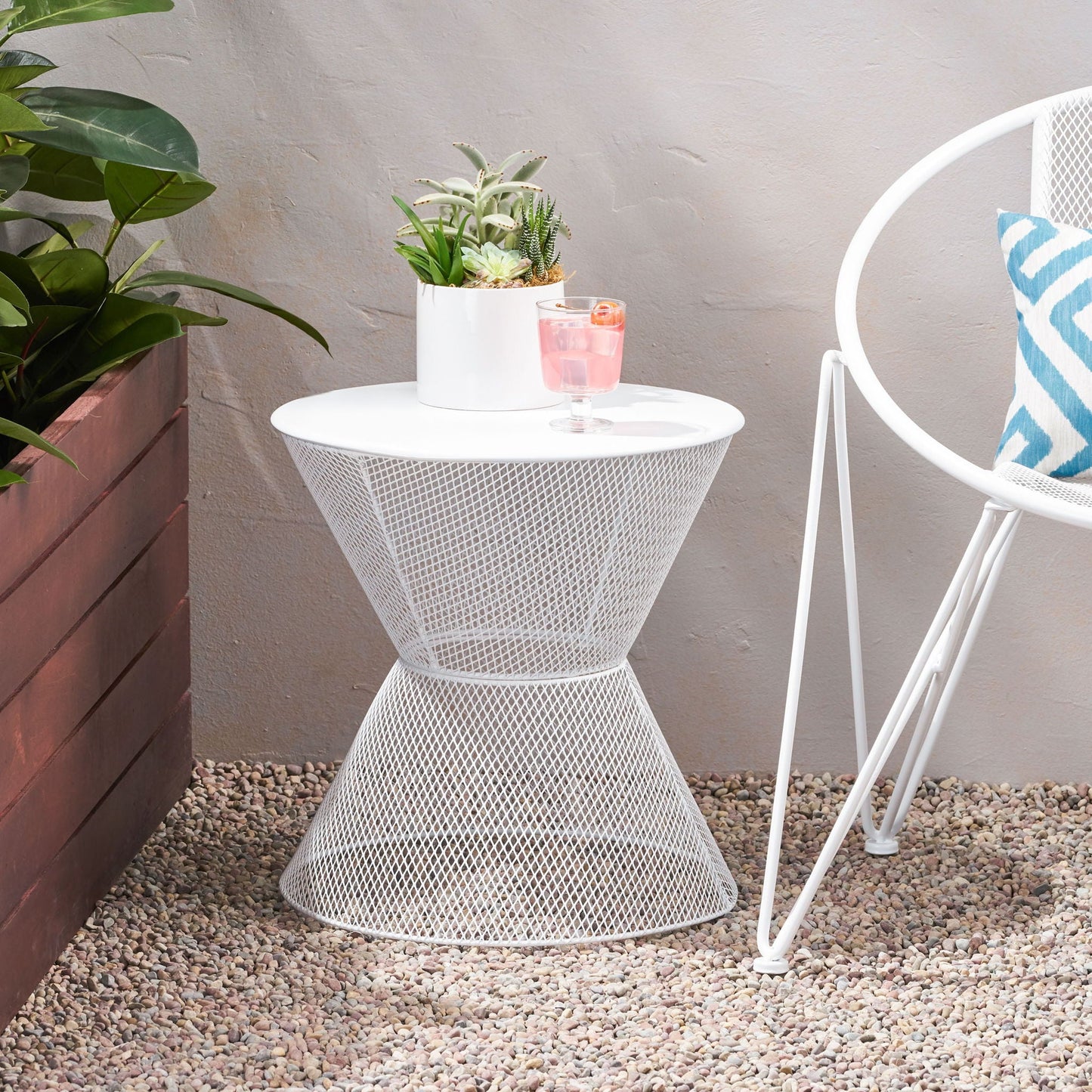 Nevada Contemporary Side Table With Design