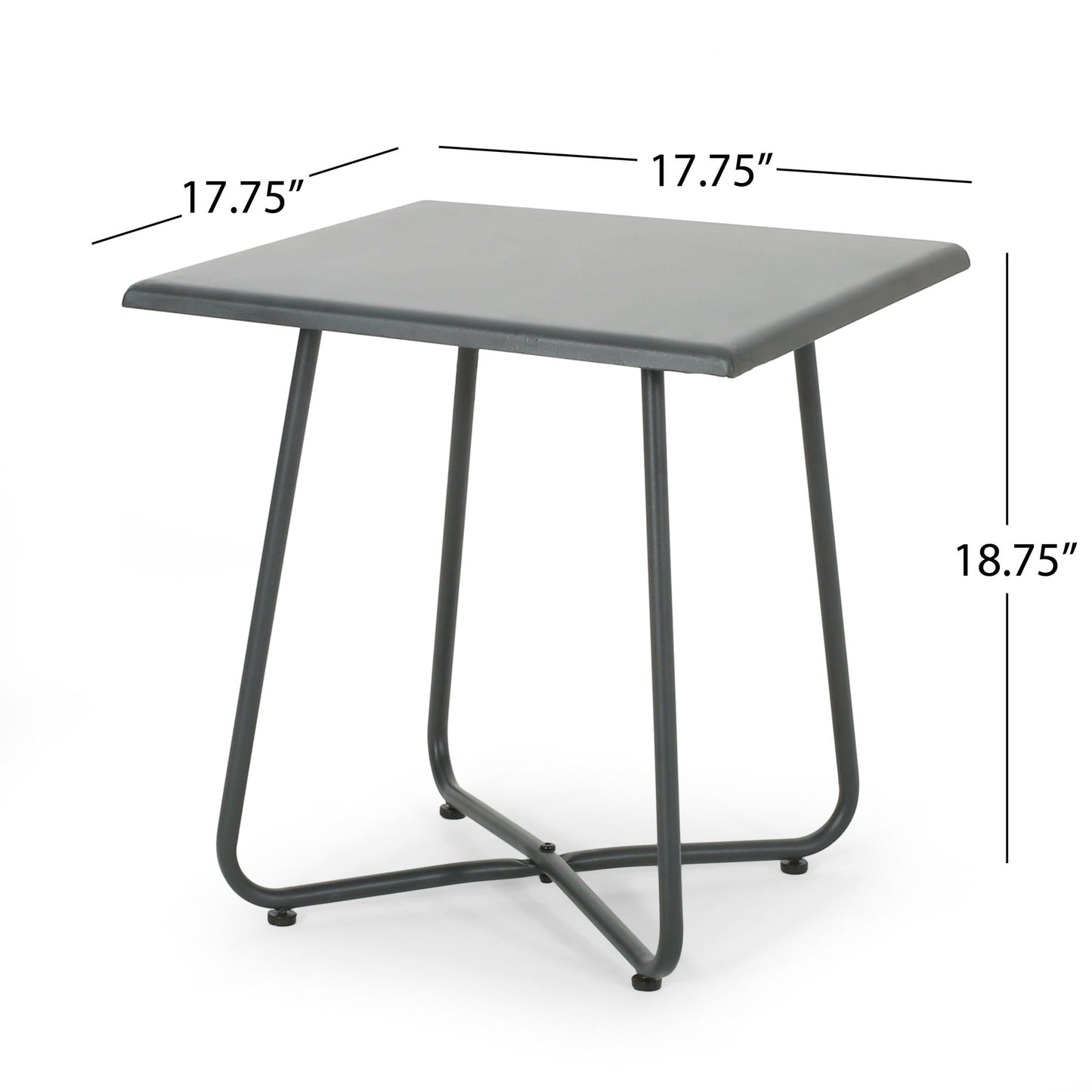 Alder Side Table - Gray