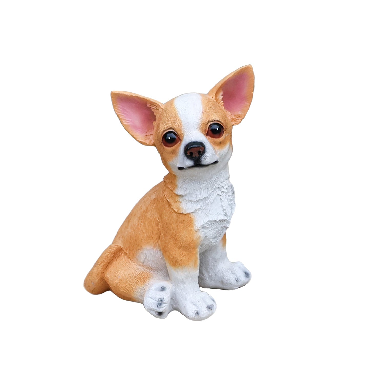 Sitting Chihuahua Dog Planter Statue