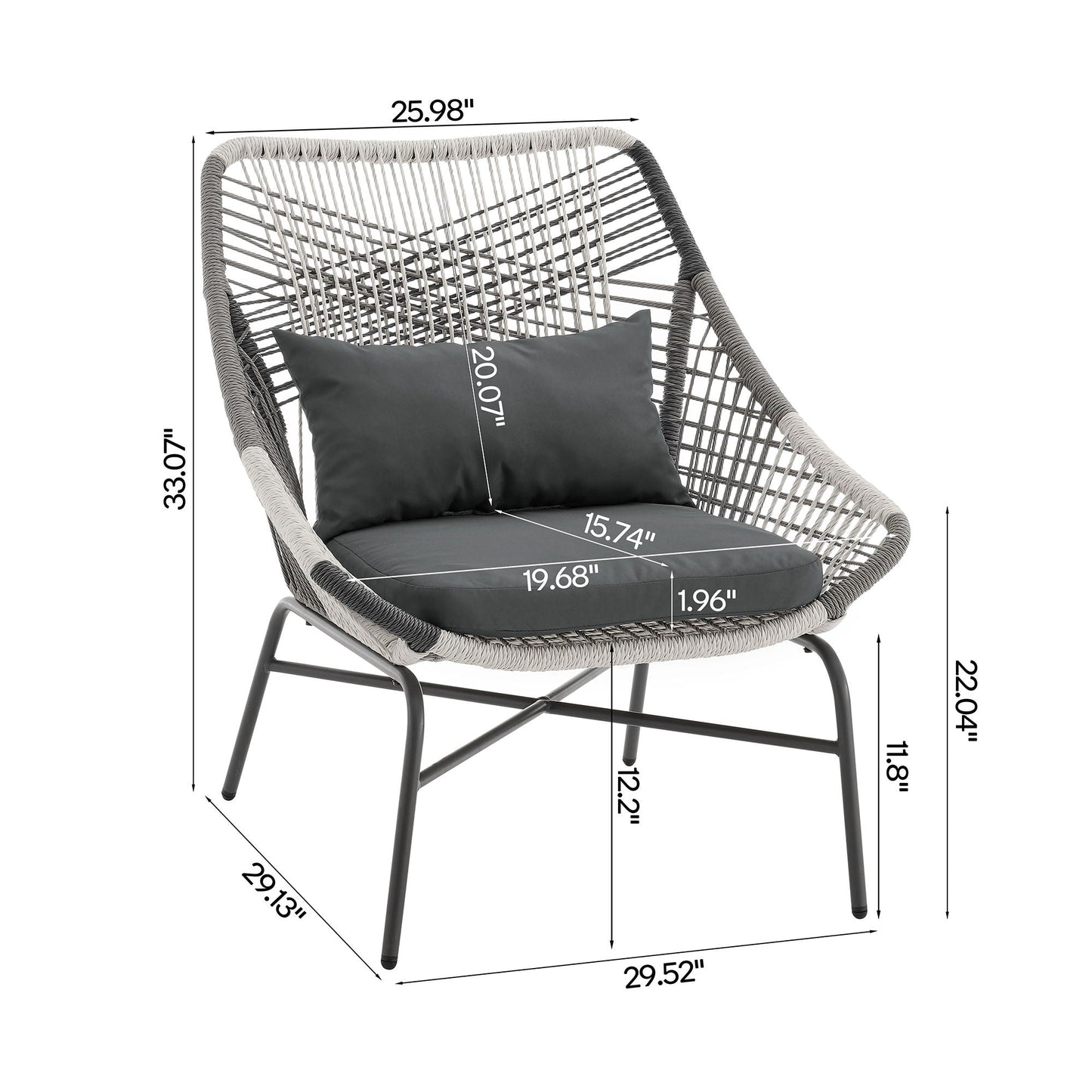 Ashland - 5 Piece Outdoor Conversation Set