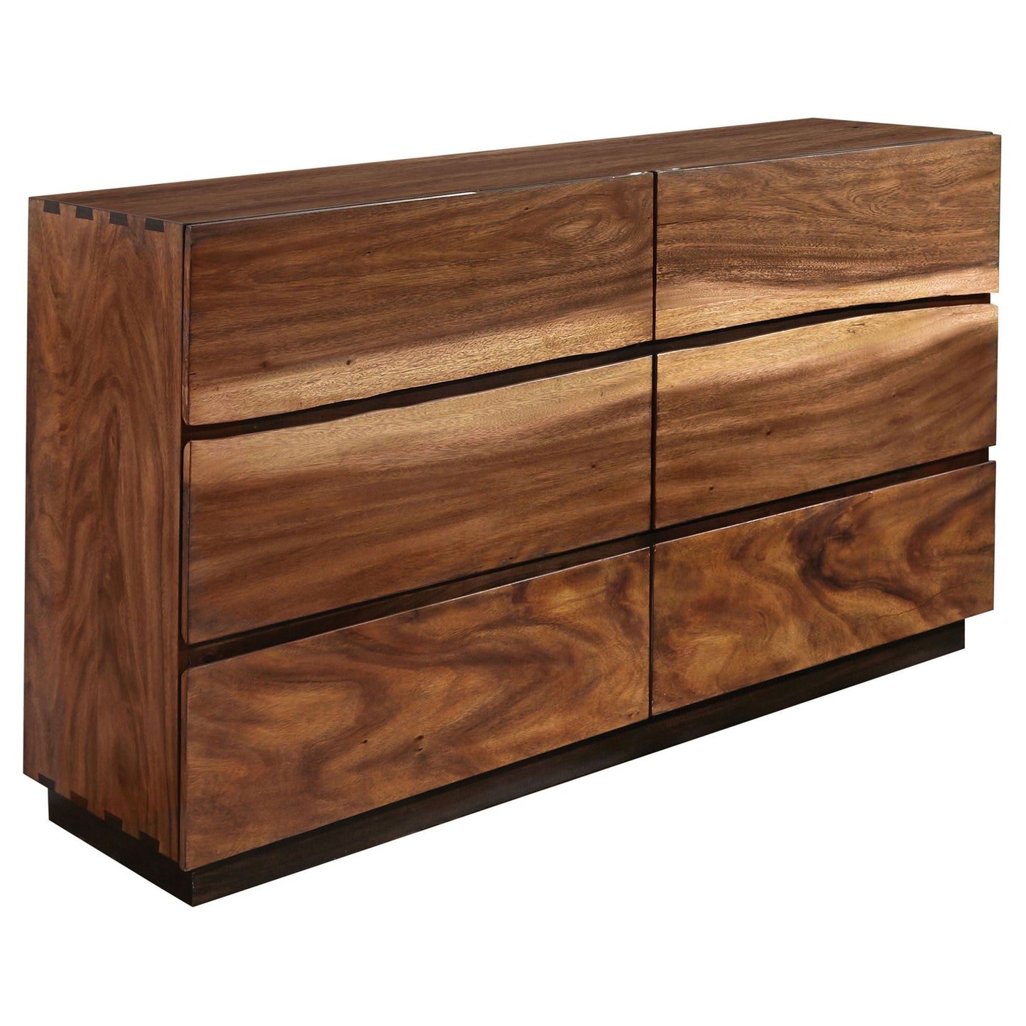 Tolt River - Queen 4 Piece Storage Bedroom Set - Walnut Brown