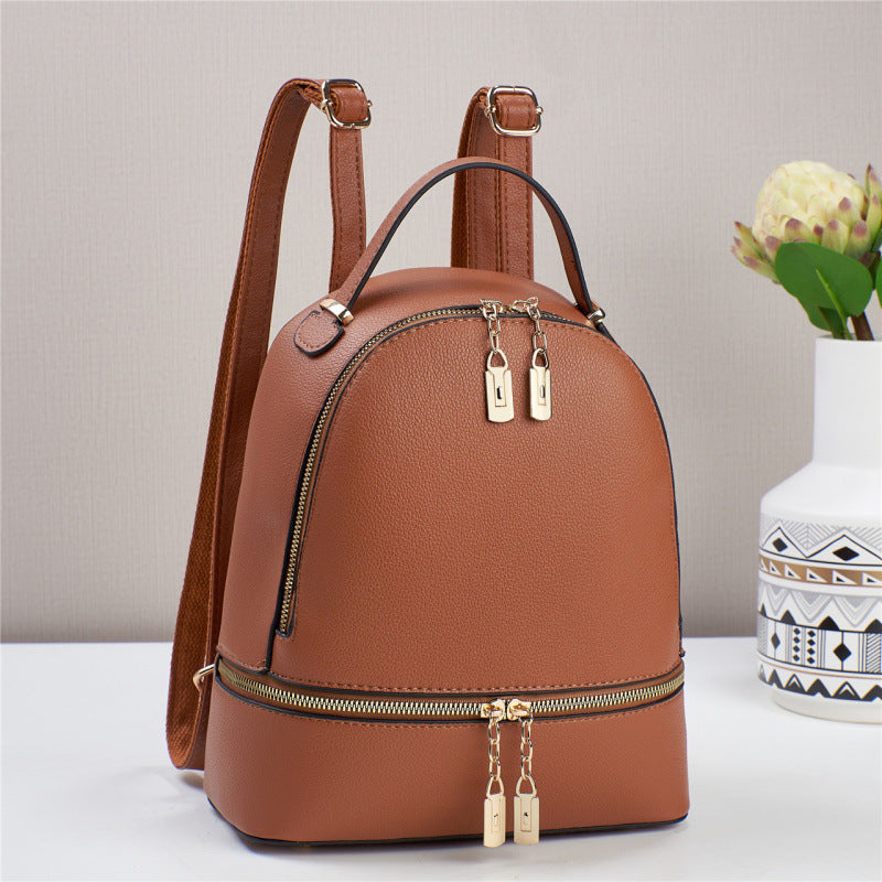 Soft Leather Large Capacity Travel Bag