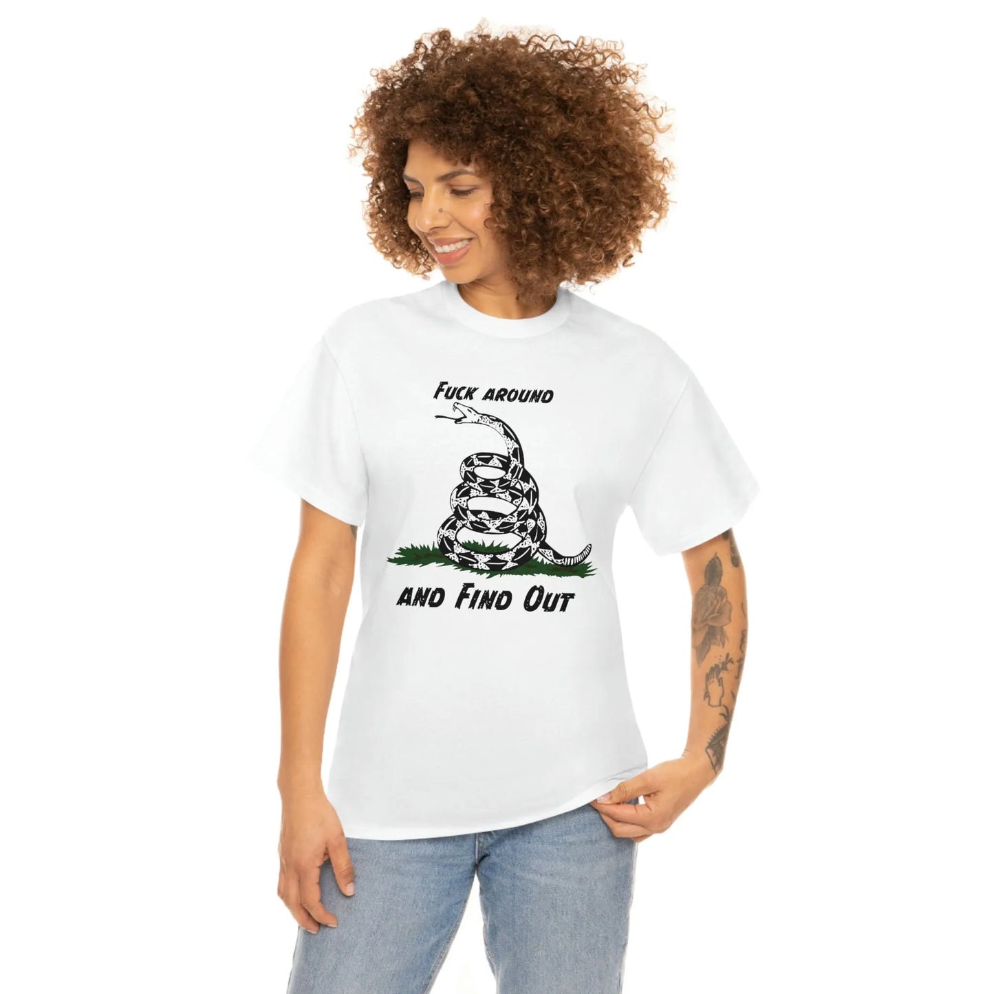 Walton & Johnson: FAFO Gadsden T-Shirt - 4LibertyShop.com