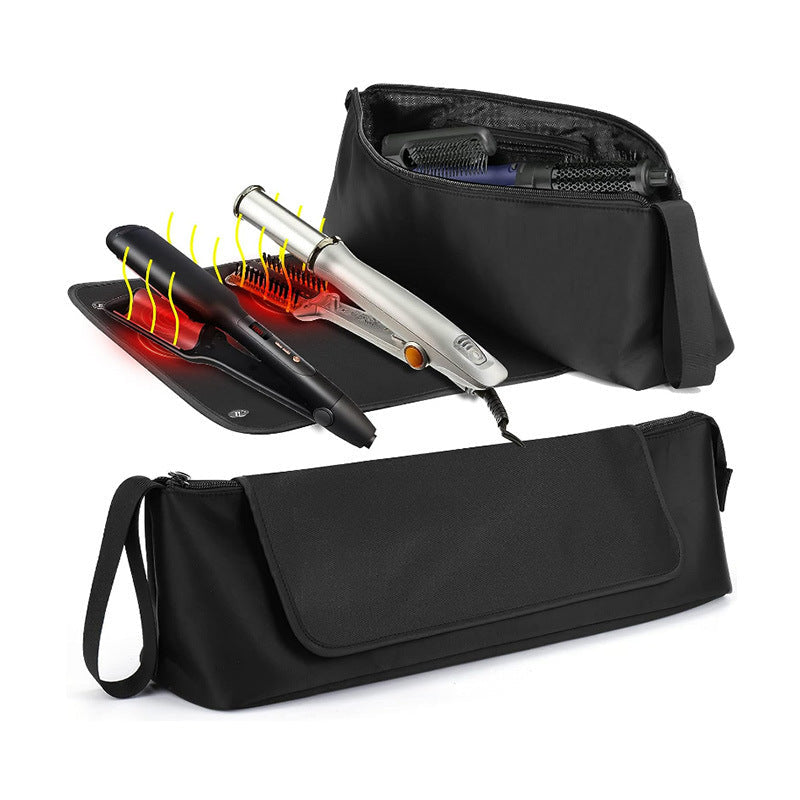 Portable Travel Anti-scald Hair Curler Hair Dryer Bag
