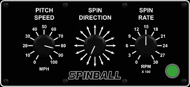 Spinball Three Wheel Pitching Machine