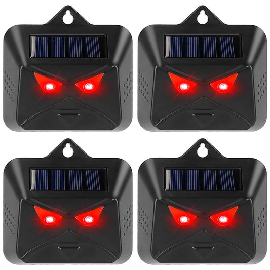 4-Piece: Solar Predator Control Light