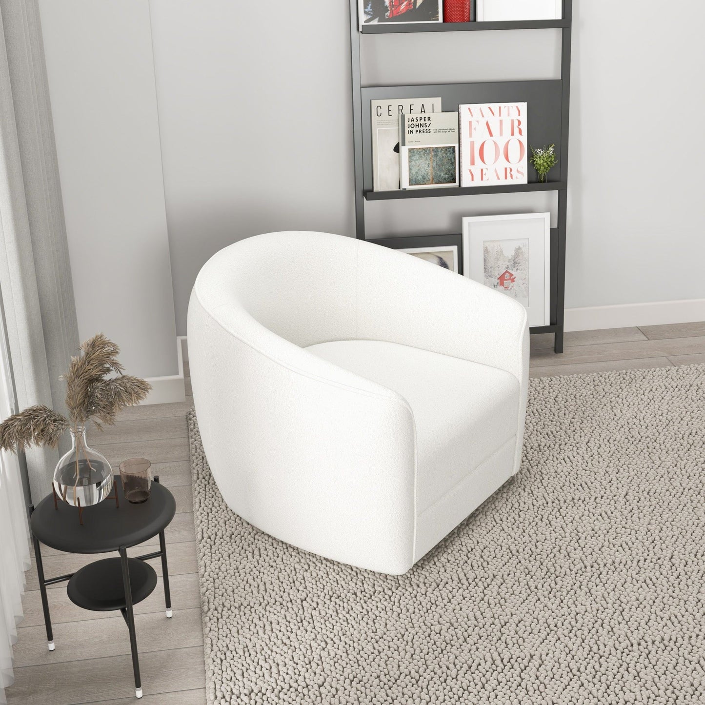 Elise - Mid-Century Modern Swivel Chair