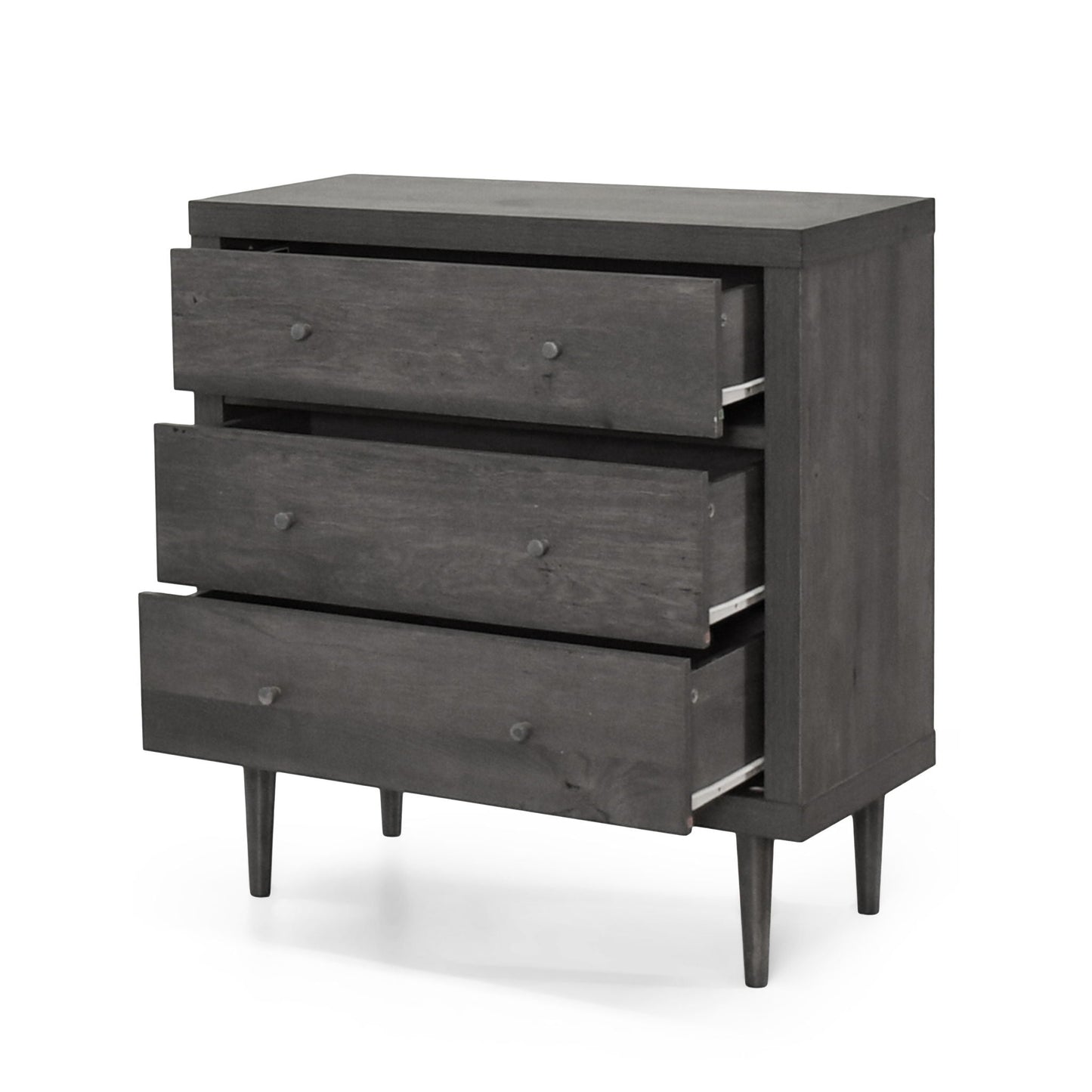 Nystrom Mid Century Modern 3 Drawer Chest