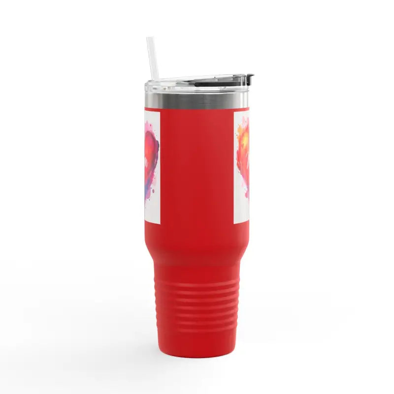 Ocean State Styles Travel Mug 40oz Heart Design Unisex