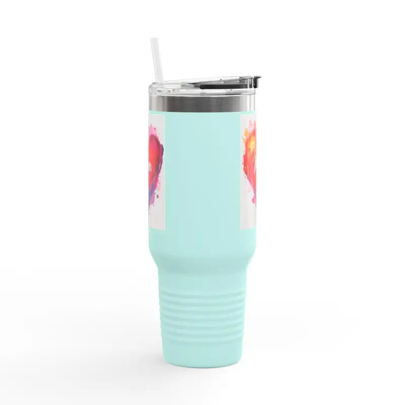 Ocean State Styles Travel Mug 40oz Heart Design Unisex