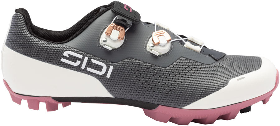 SIDI Dominator X XC Clipless Shoes - Women's Anthracite Ice White 41.5