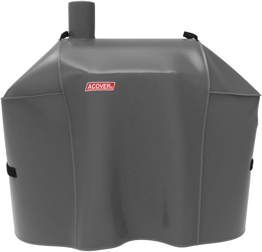 Expert Grill Offset Smoker Cover, Waterproof Grill Cover, 56.5 inch Brown