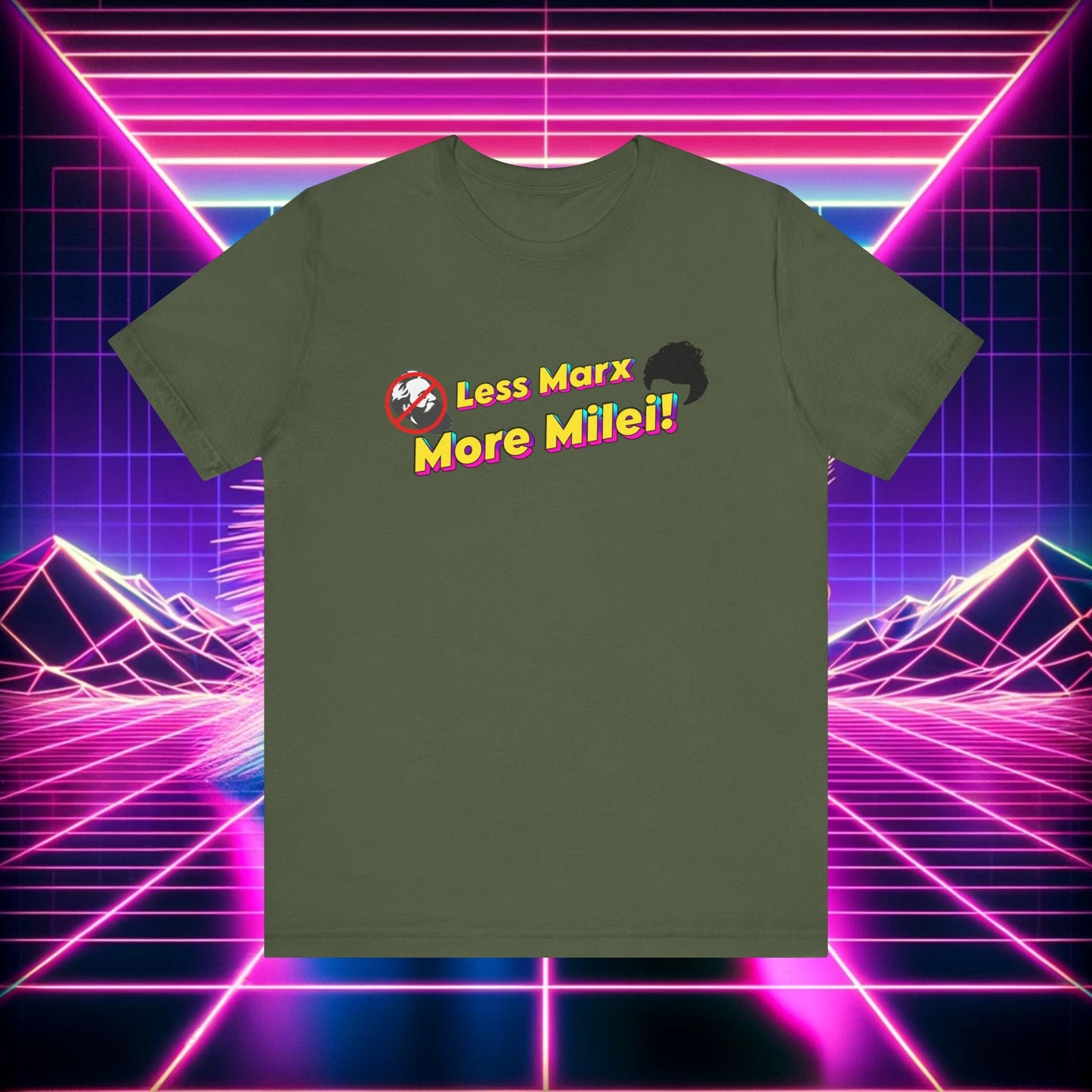 Less Marx More Milei T-Shirt - 4LibertyShop.com