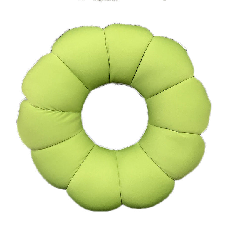 Travel Plane Cute Donut Neck Lumbar Pillow