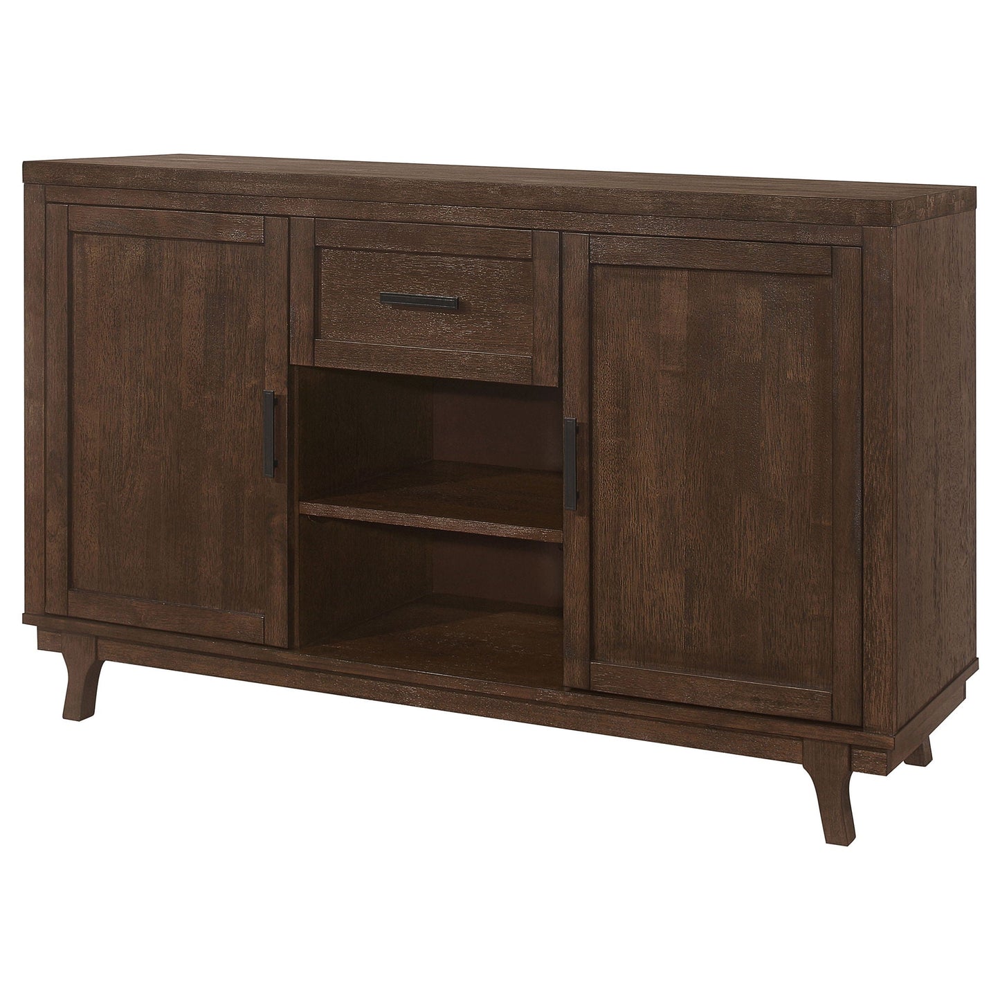 Mccall - 2 Door Server With 1 Drawer - Brown Oak
