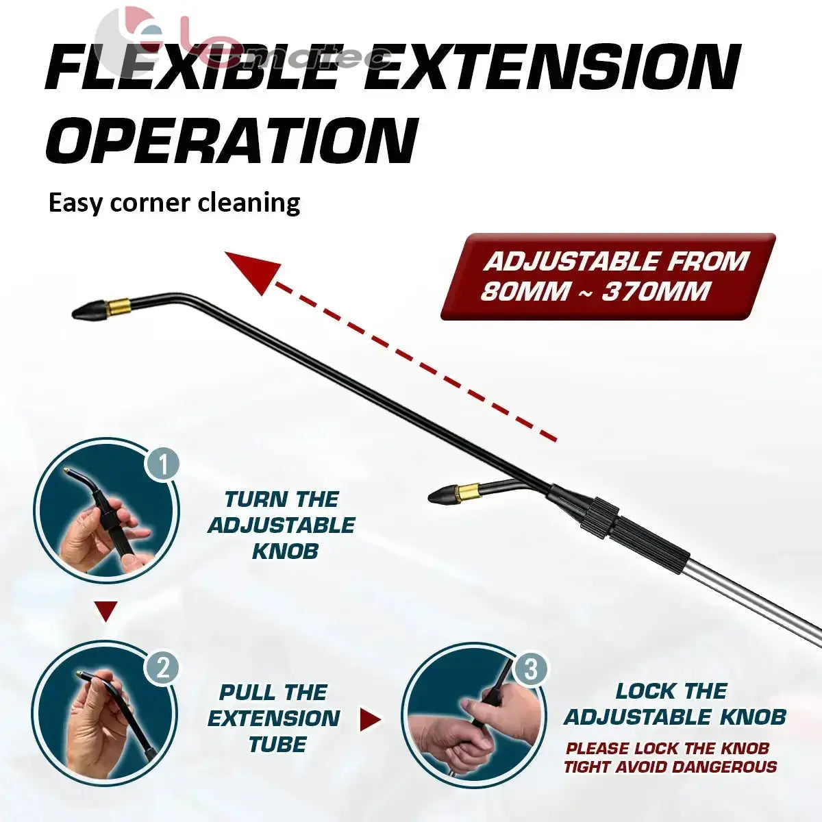 AS121-5 Extendable Air Blow Gun Kit | Multi-Use Tool