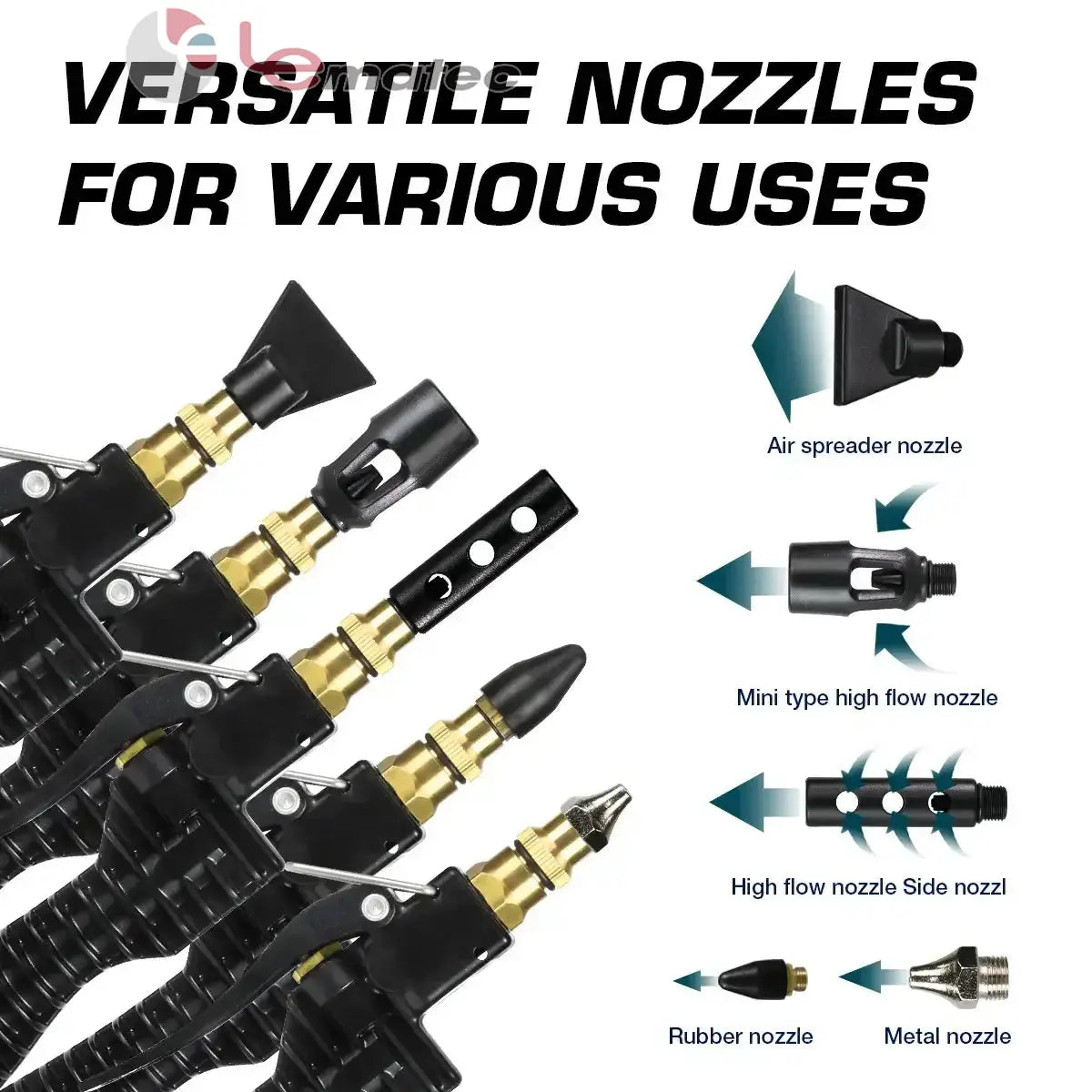 AS121-5 Extendable Air Blow Gun Kit | Multi-Use Tool