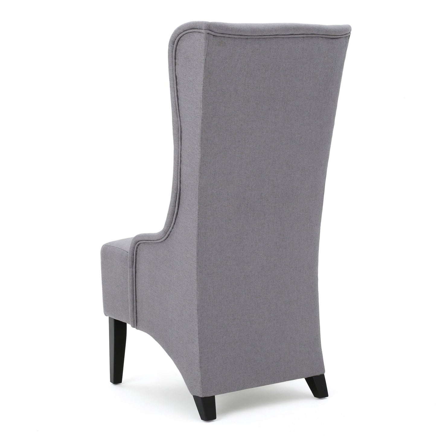 Alight Upholstered Dining Chair With High Back And Birch Wood Legs (Set of 2)