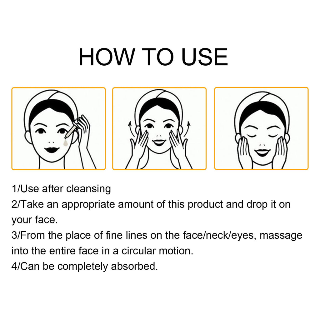 Vitamin C Anti-Aging Serum, Lighten Neck Lines And Facial Wrinkles, Firming And Tender Skin Anti-Wrinkle Serum