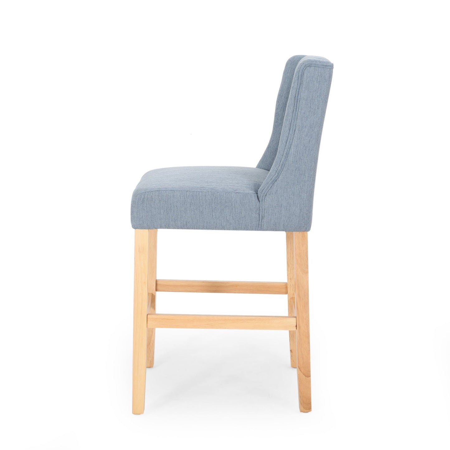 Vienna Contemporary Fabric Tufted & Wingback Counter Stools (Set of 2)