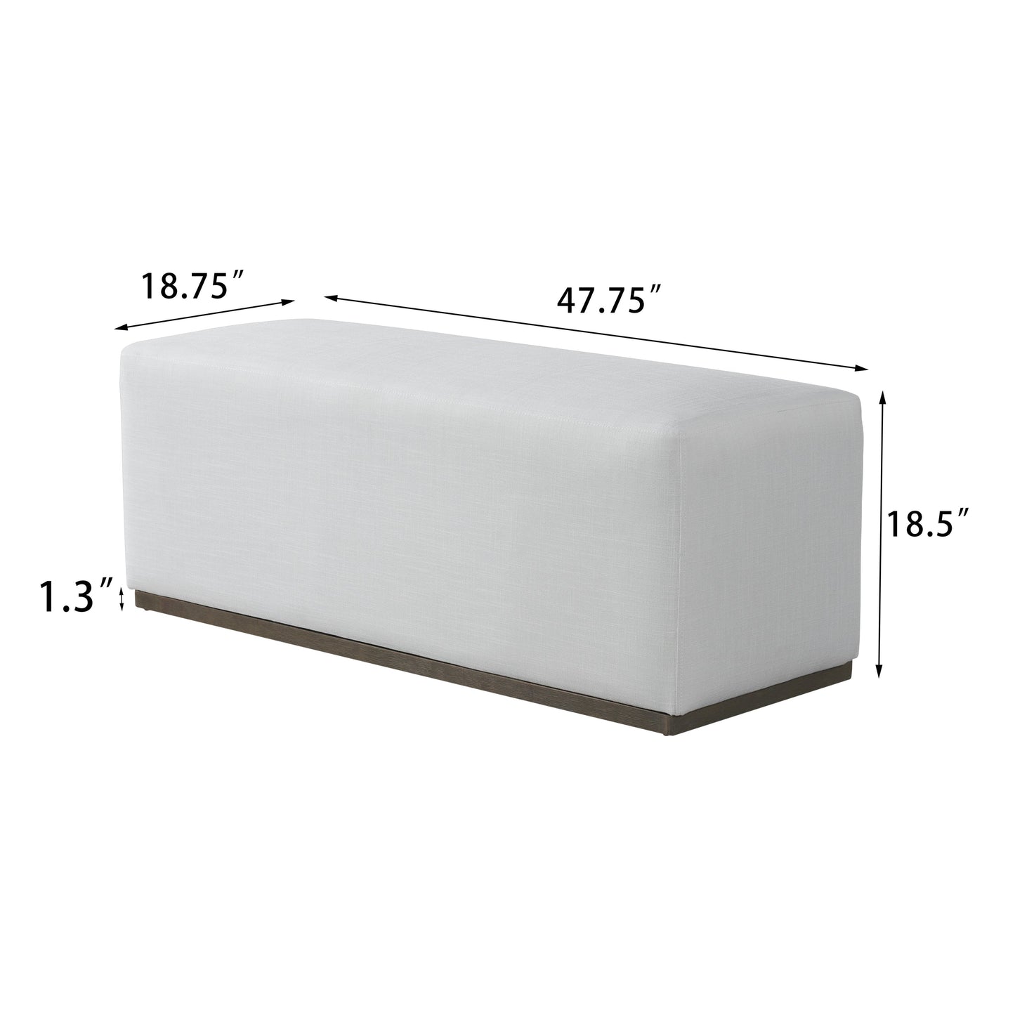 Simple and Elegant Footstool Bench