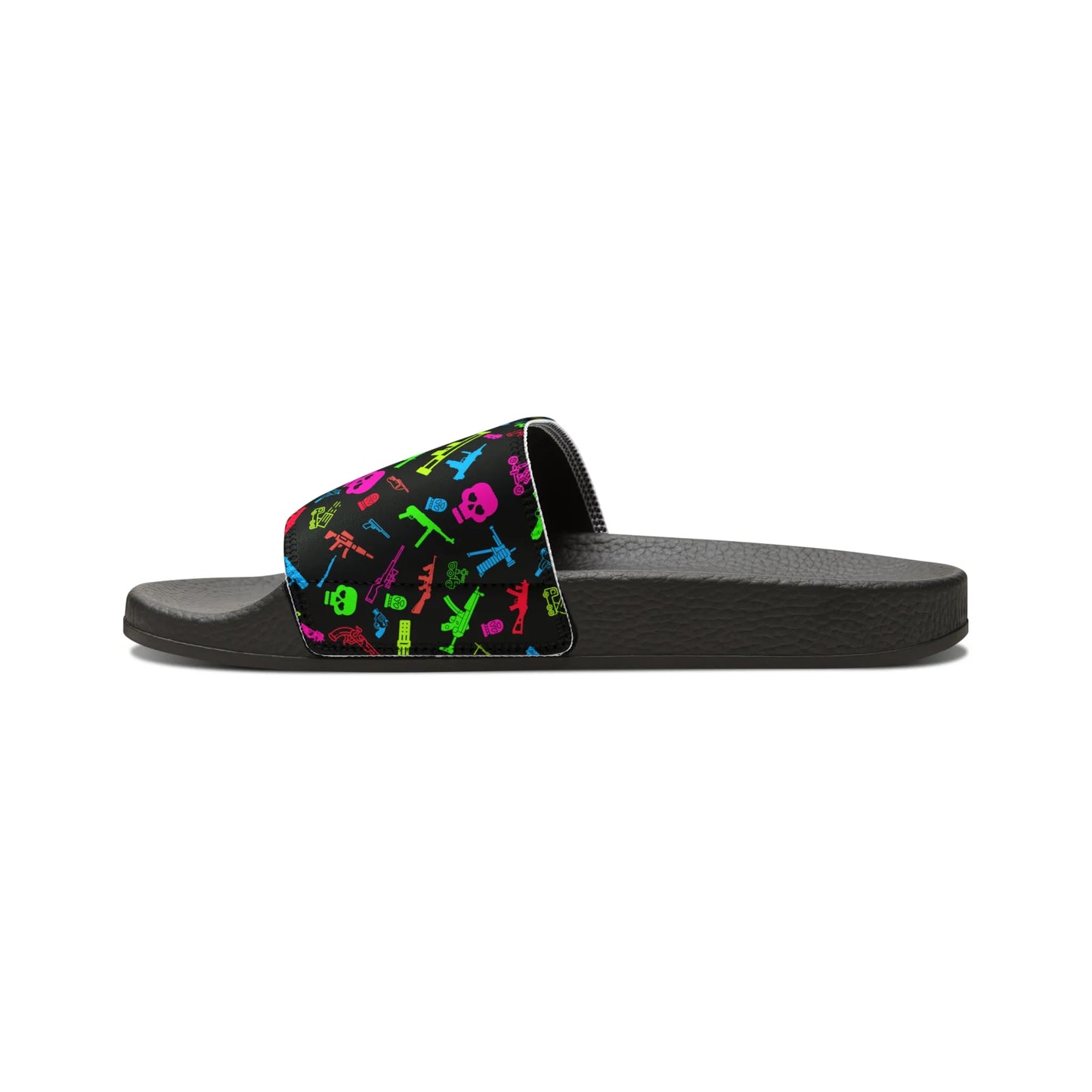 Retro Neon Firearms Sandals