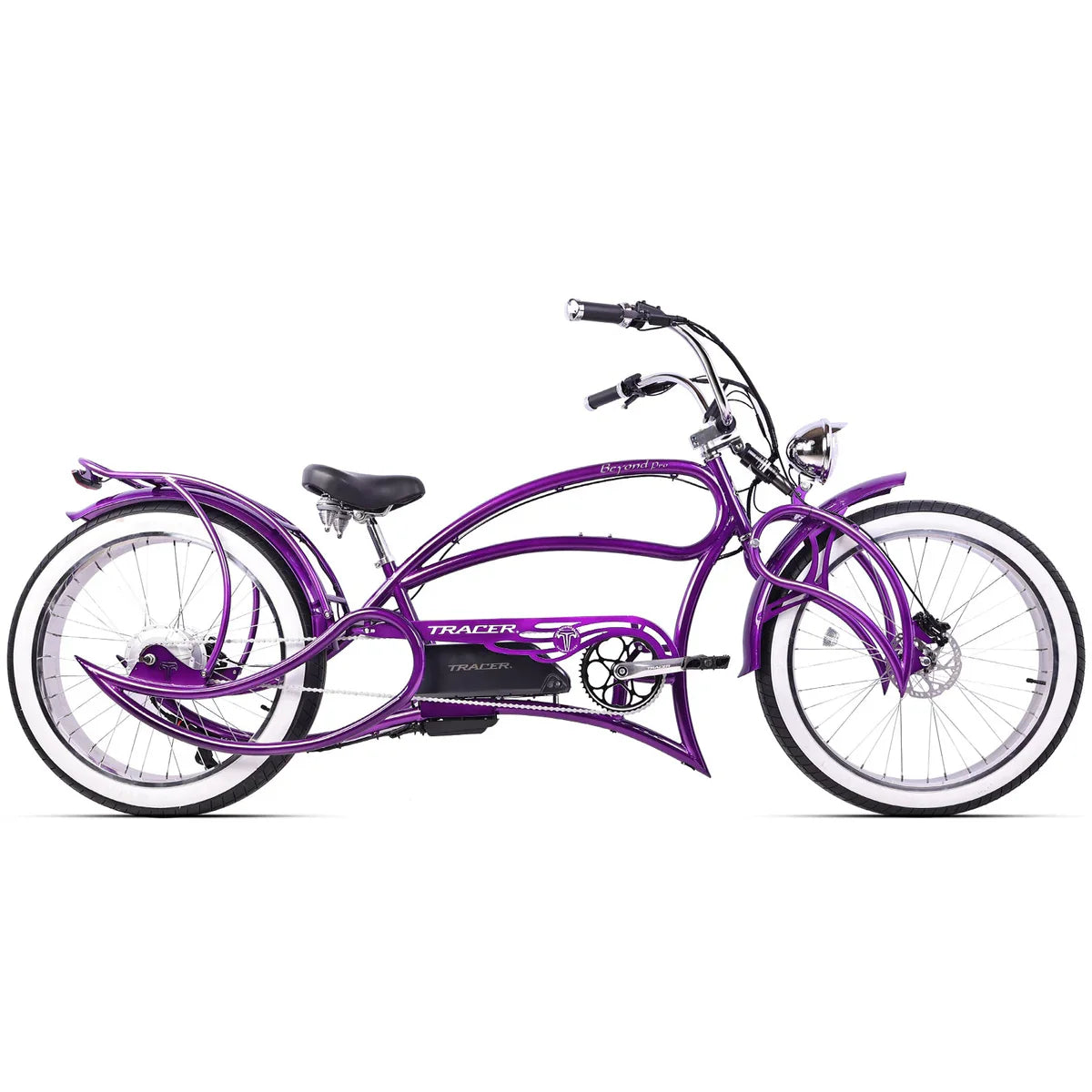 Tracer Beyond Pro 1000W 26" Classic Stretch Chopper EBike