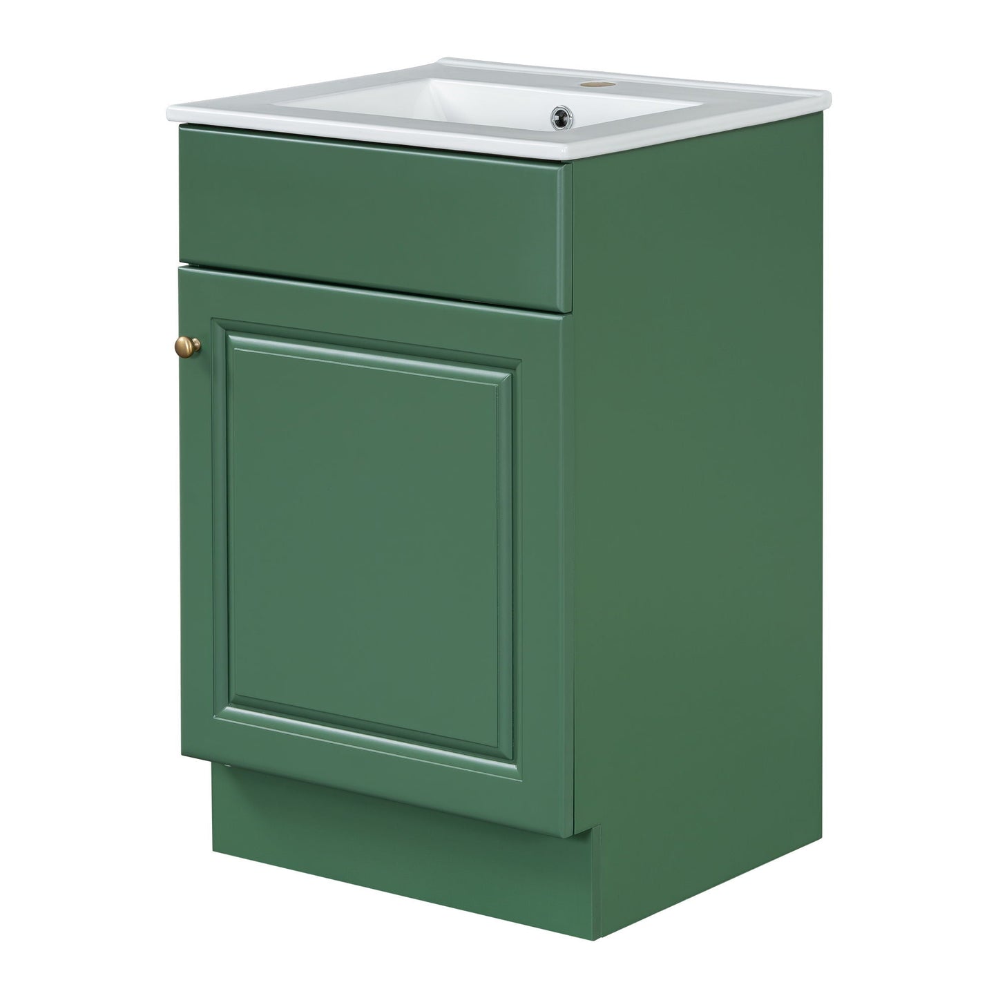 Bathroom Vanity With Sink, Cabinet With Adjustable Shelf