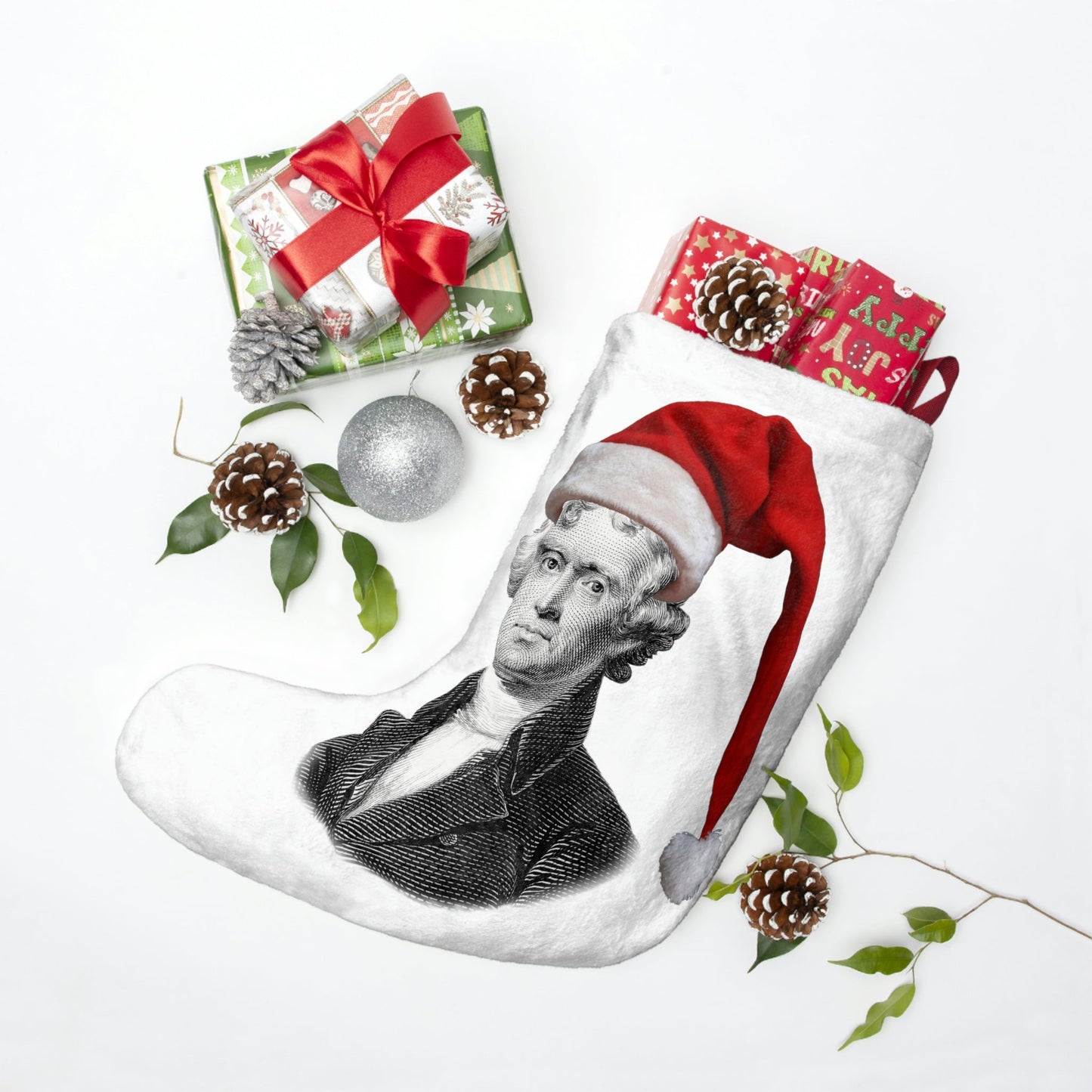 Thomas Jefferson Christmas Stockings - 4LibertyShop.com