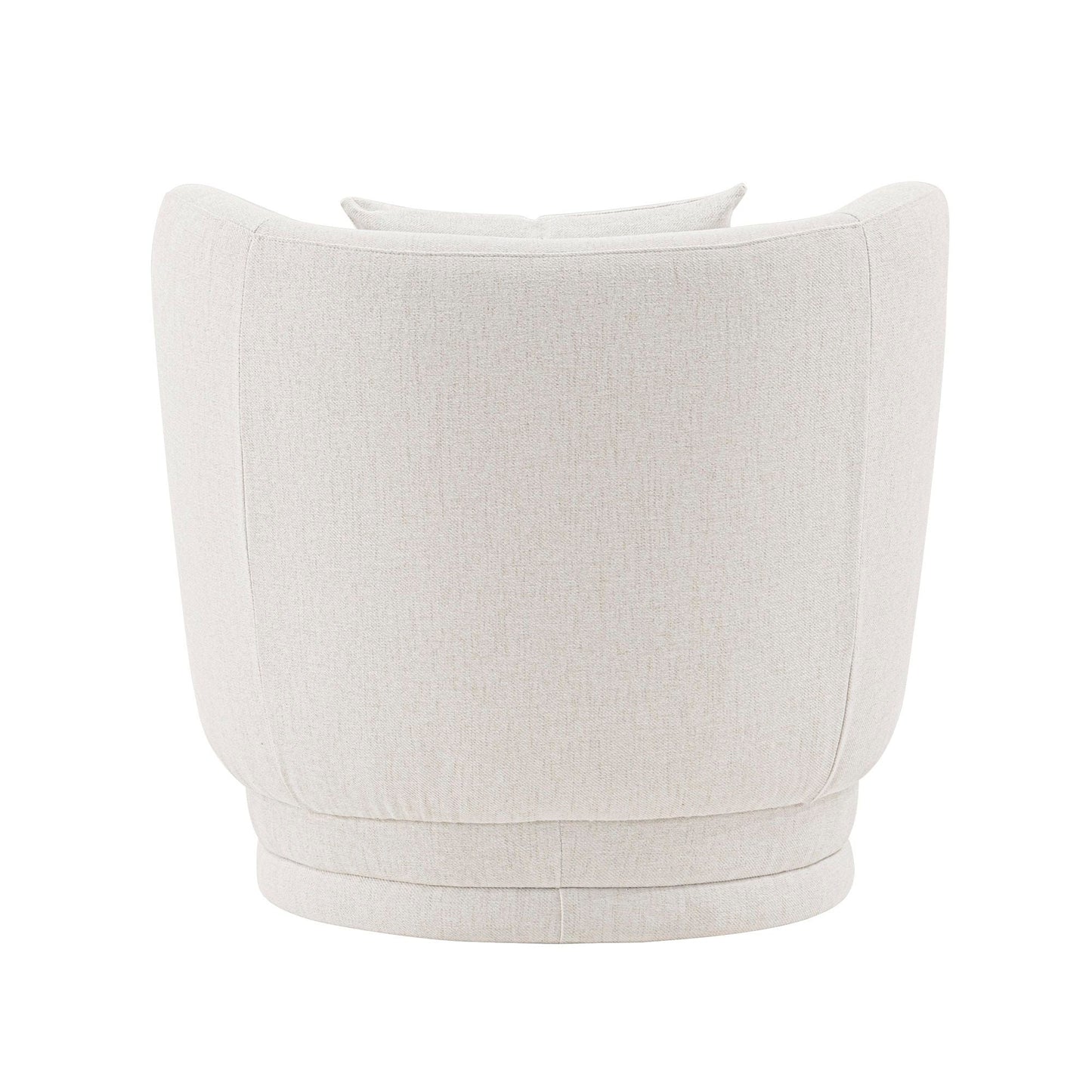 Weave - Accent Chair With Pillow, Comfortable Seating For Living Room - Cream