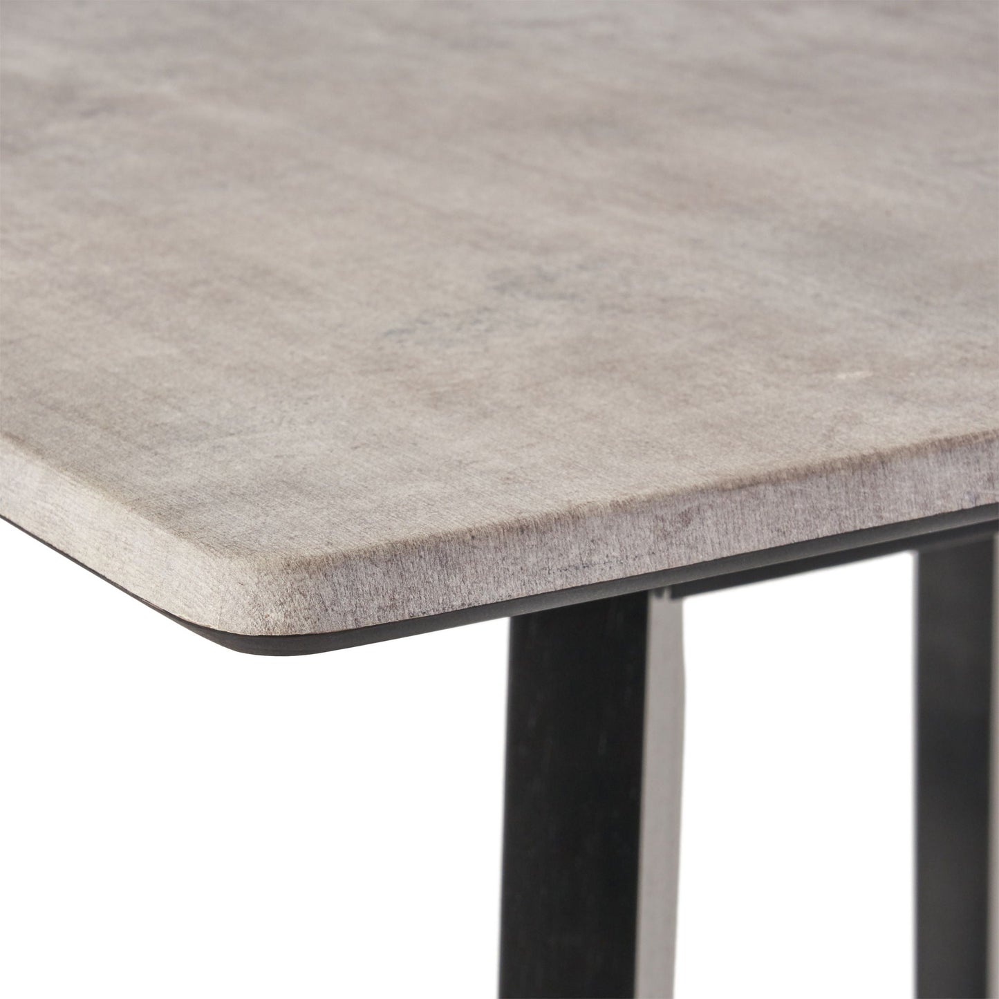 Modern Bar Height Dining Table, Rubberwood Legs and Laminate Table Top