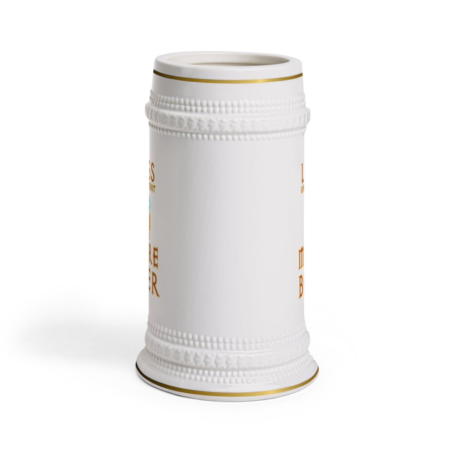 Less Government More Beer Stein Mug - Patriotic Beer Stein - 4LibertyShop.com