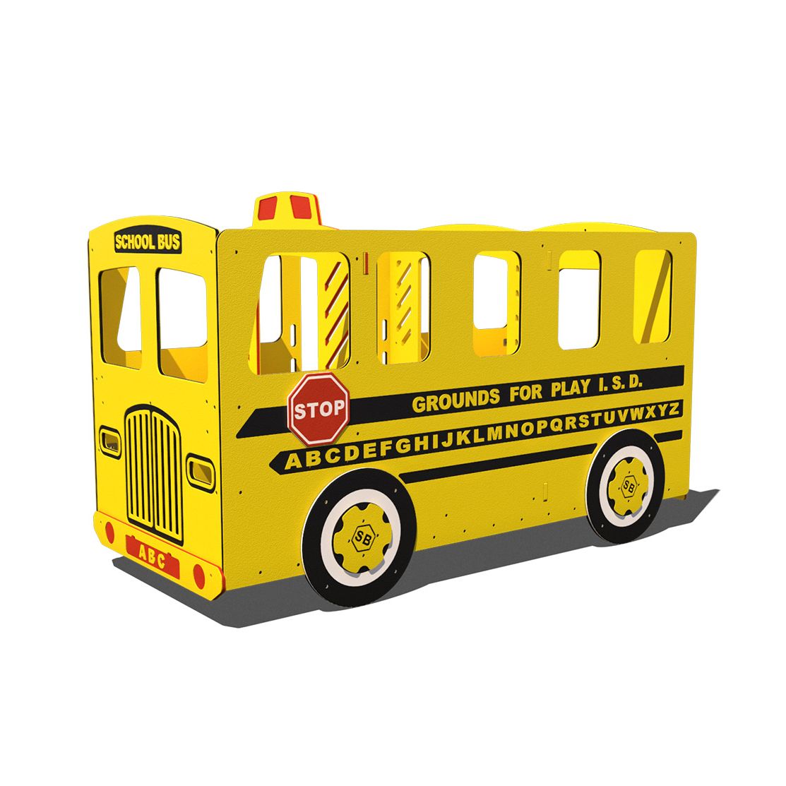 Grounds For Play School Bus Playground Rocker (46515) for Children Ages 2-12