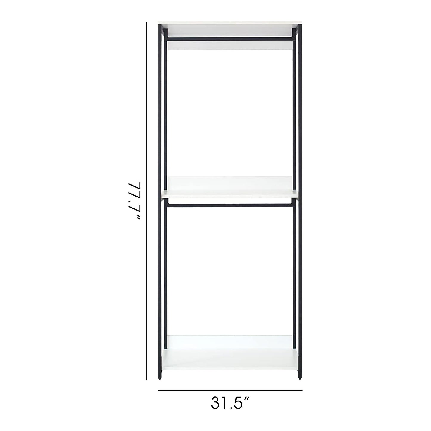 Fiona - Walk In Closet With Shelves