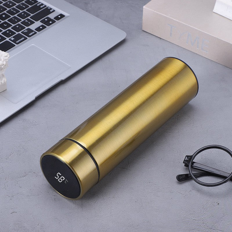 Smart Temperature Measurement Insulated Cup 304 Stainless Steel Water Cup Portable Home Cup Gift Cup Wholesale Engraving