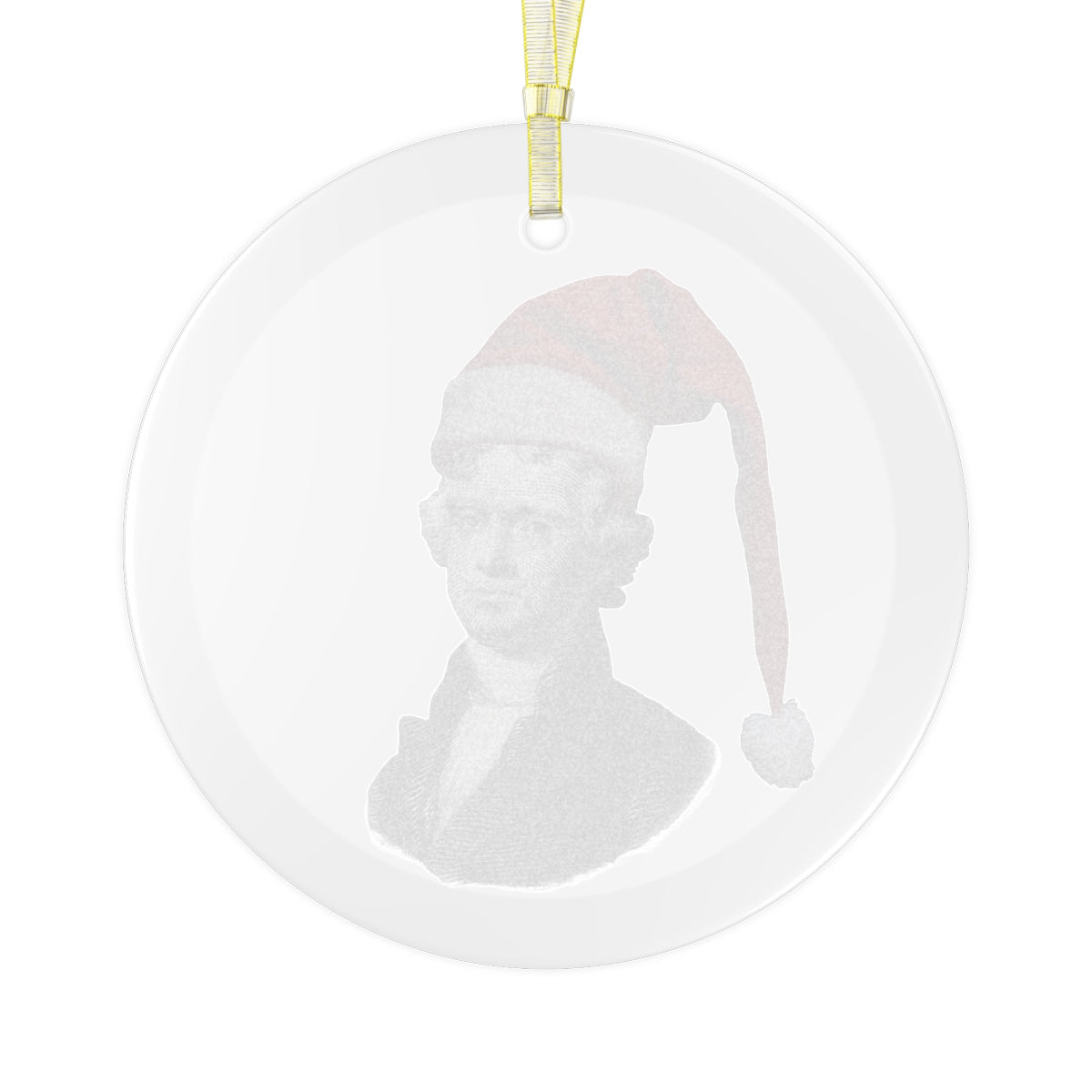 Thomas Jefferson Glass Ornament - 4LibertyShop.com
