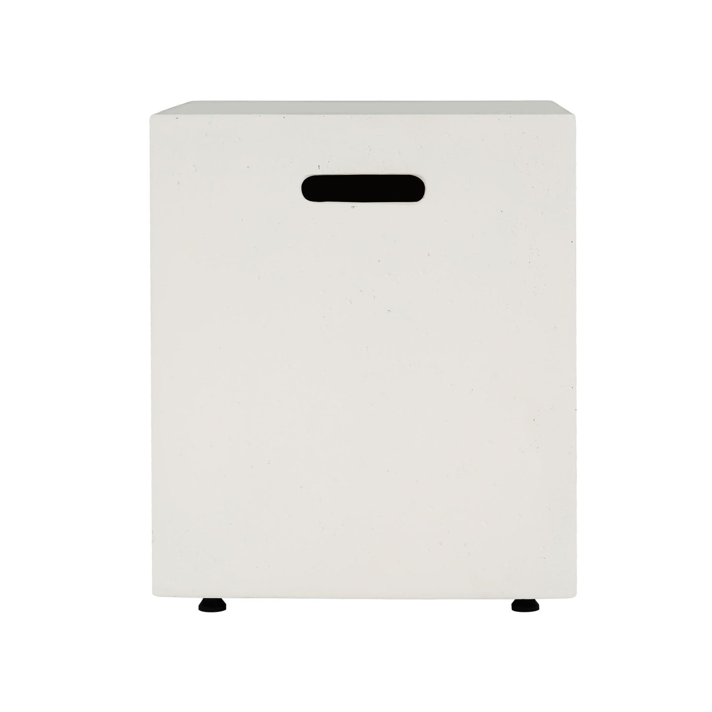 Modern Tank Holder Side Table With Smooth Concrete Surface