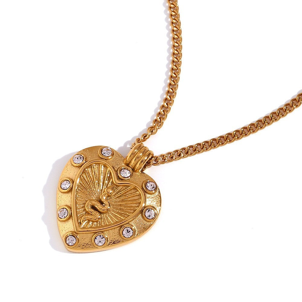 Fashionable And Stylish Retro Titanium Stainless Steel Necklace