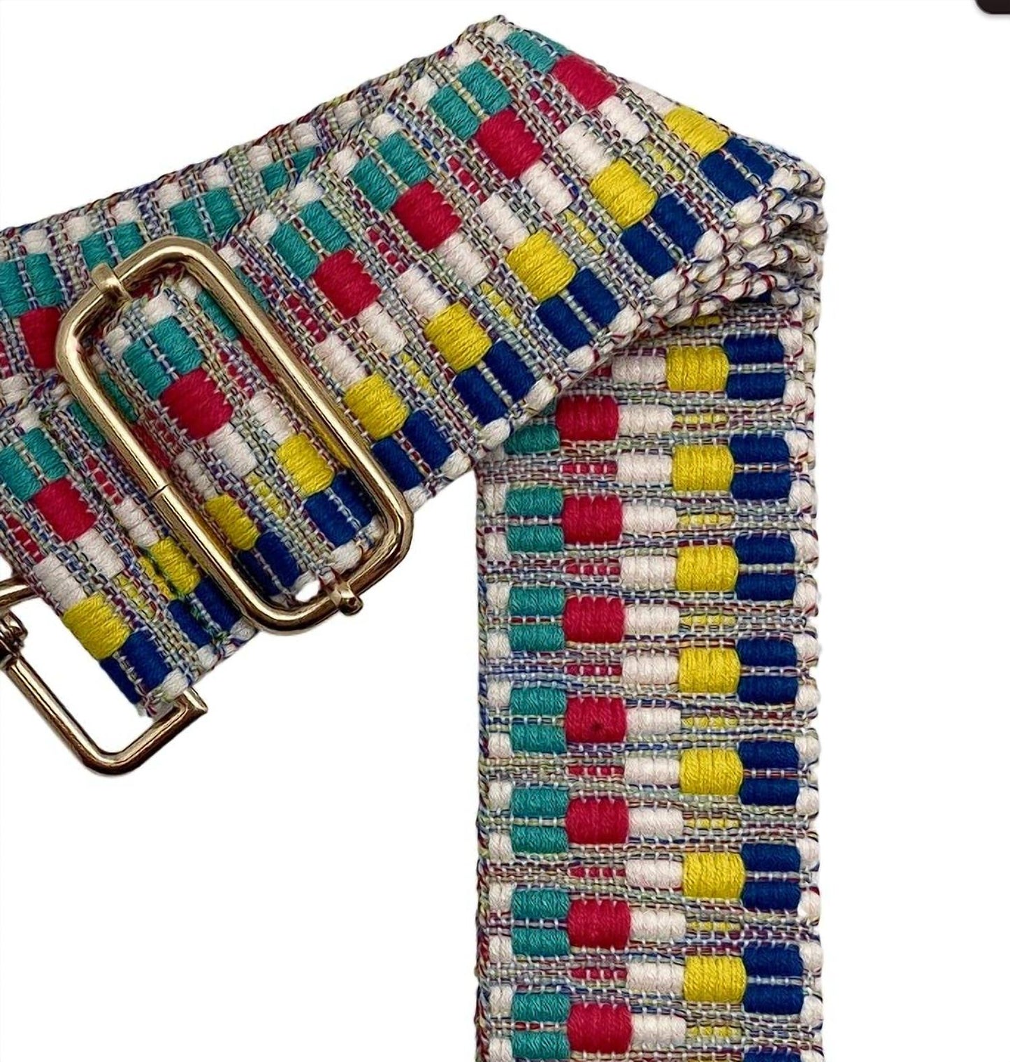Women's Multicolor Kota Woven Boho Adjustable Crossbody Bag Strap