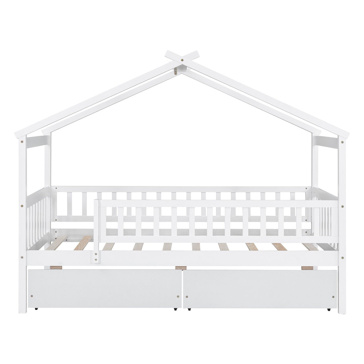 House Bed With 2 Drawers